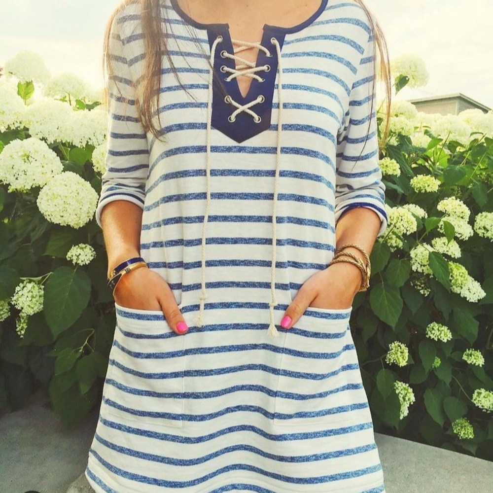 Shein Striped Shirt Dress